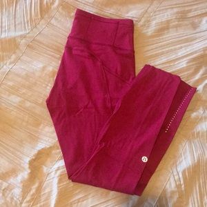 Lululemon Fast & Free Tight 7/8 Nulux